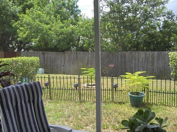 private back yard
