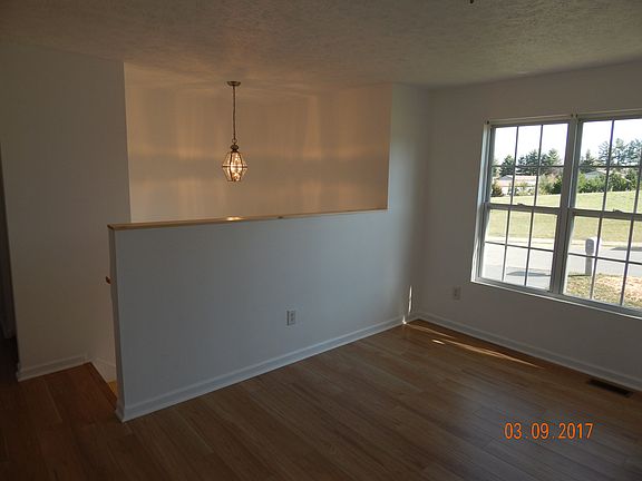 Foyer and living room
