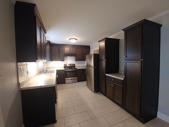 Kitchen with new cabinets and appliances