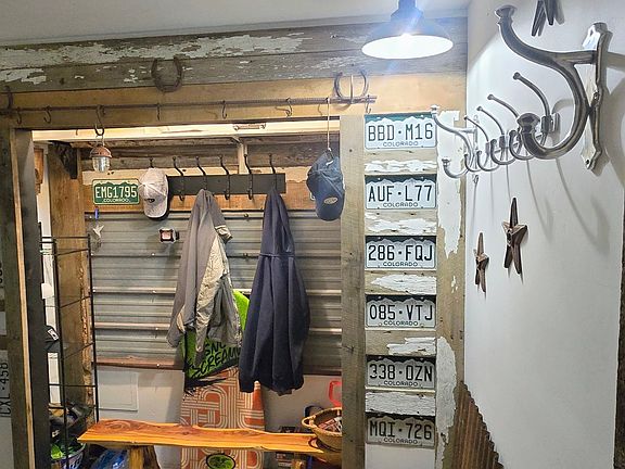 Entryway bench and storage