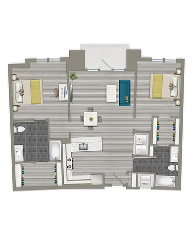 Floor plan 2-E