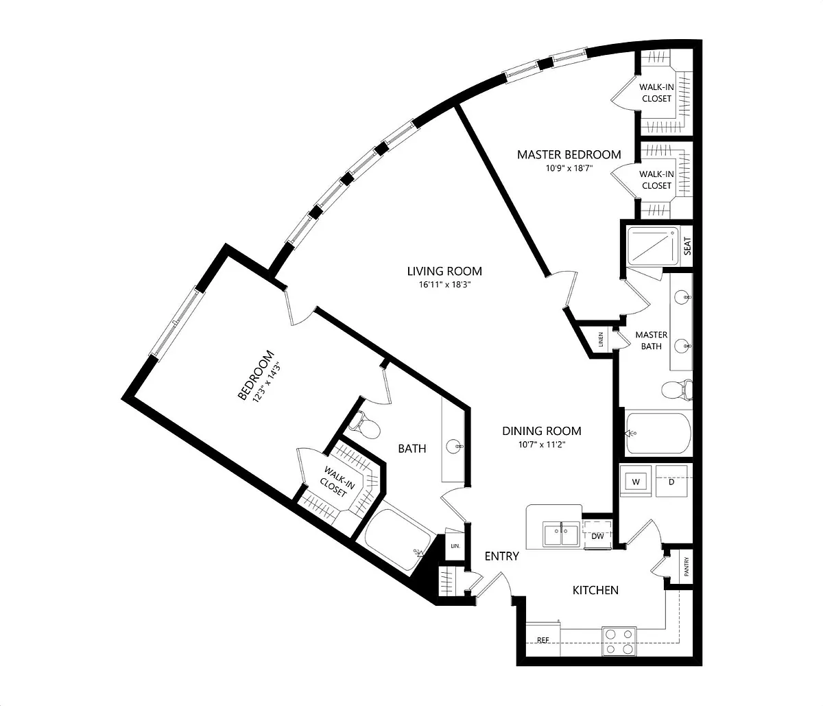 Floor plan A-D1S