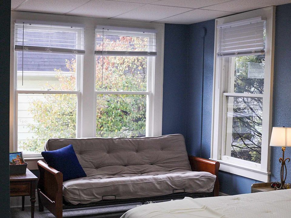 Futon in living area