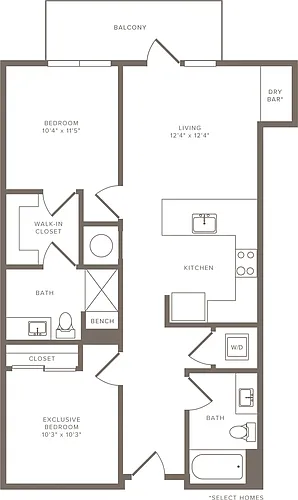Floor plan B01