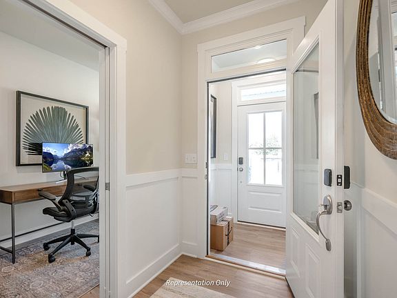 The Clayton Smart Home Delivery Center and Front Pocket Office