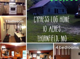 Log Home On 10 Secluded Acres, Thornfield, MO 65762