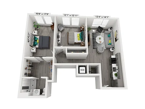 Floor plan S2B-1A
