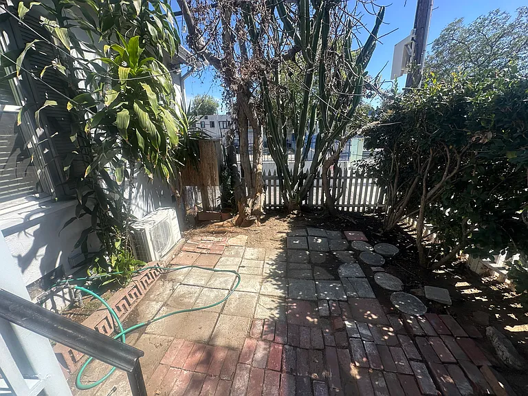 Private patio