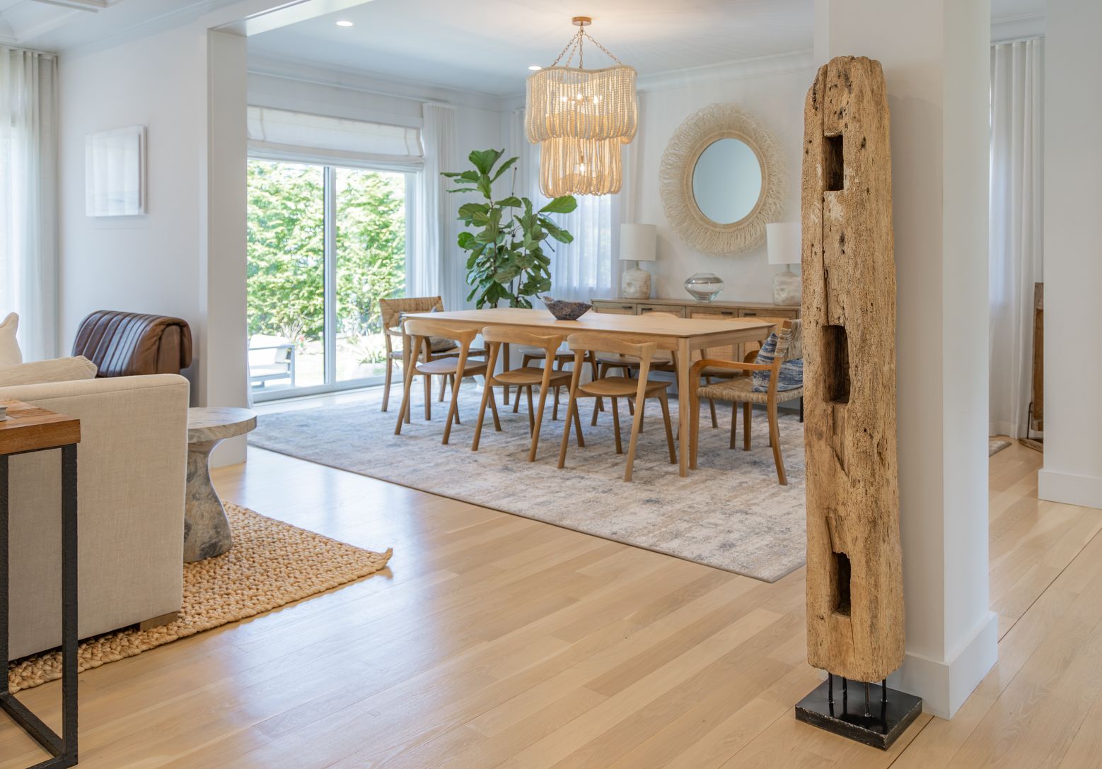  Light wood throughout 