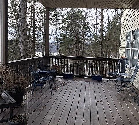 View from lower deck