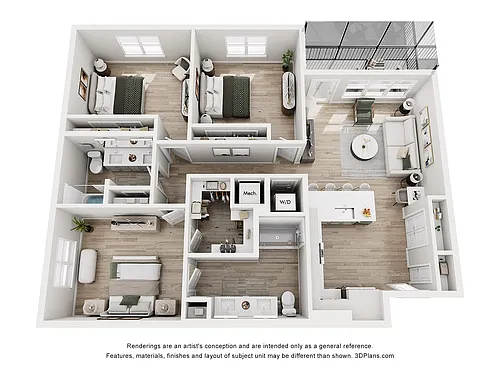 Floor plan Cypress Type 'A'