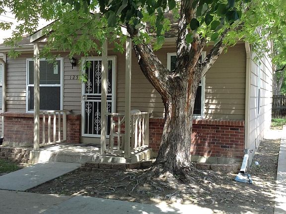 Shaded frontage in summer