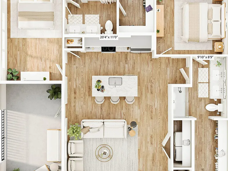 Explore this sophisticated urban layout, perfect for modern living. Explore this sophisticated urban layout, perfect for modern living.