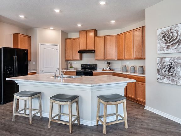 Plan 1548 Kitchen as modeled at Deer Crest