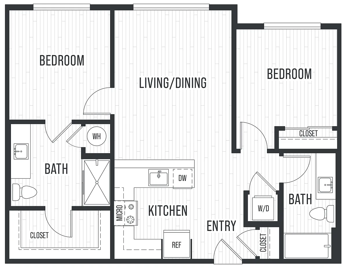 Floor plan 2B