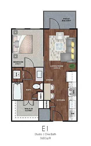 Floor plan E1