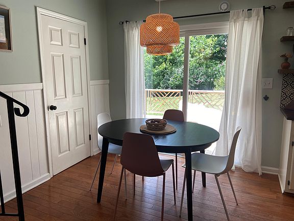 Dining for four in the eat-in kitchen.