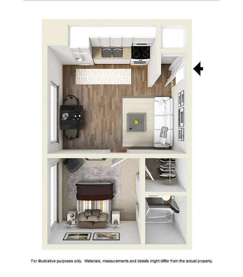 Floor plan The Graduate