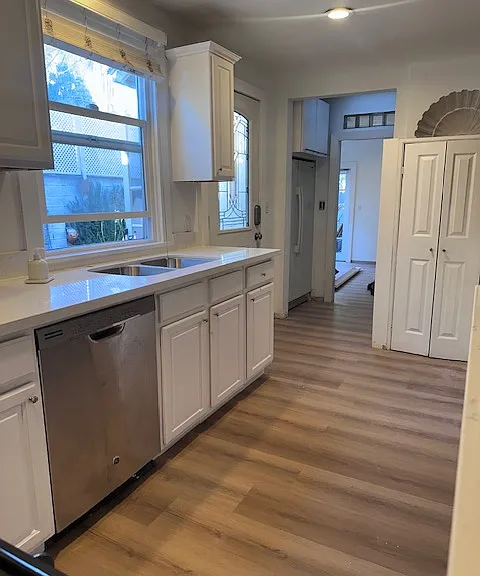 Lots of storage space with a deep pantry and other closet too