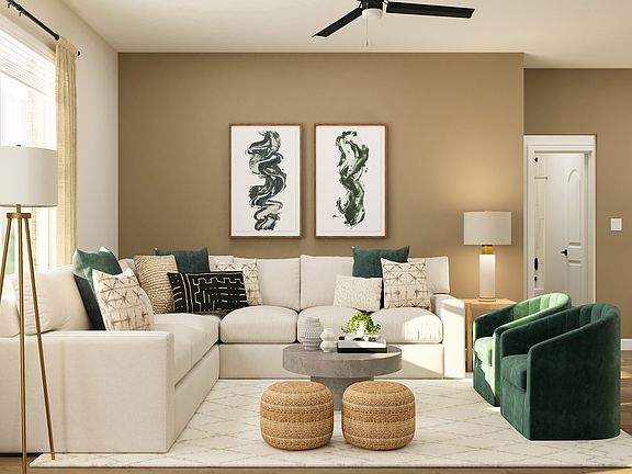 This incredible family room will quickly become everyone s favorite hangout!