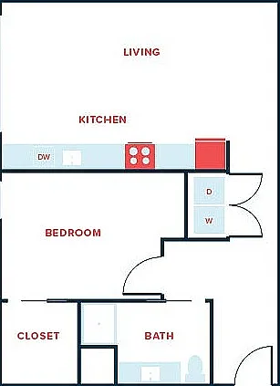 1 Bed, 1 Bath - Apt M 1 Bed, 1 Bath - Apt M