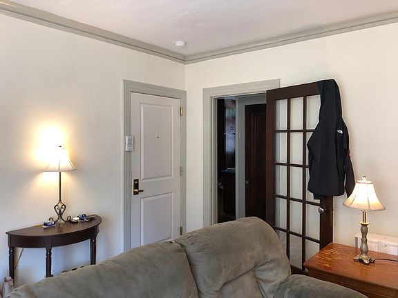 Entry doorway to living room