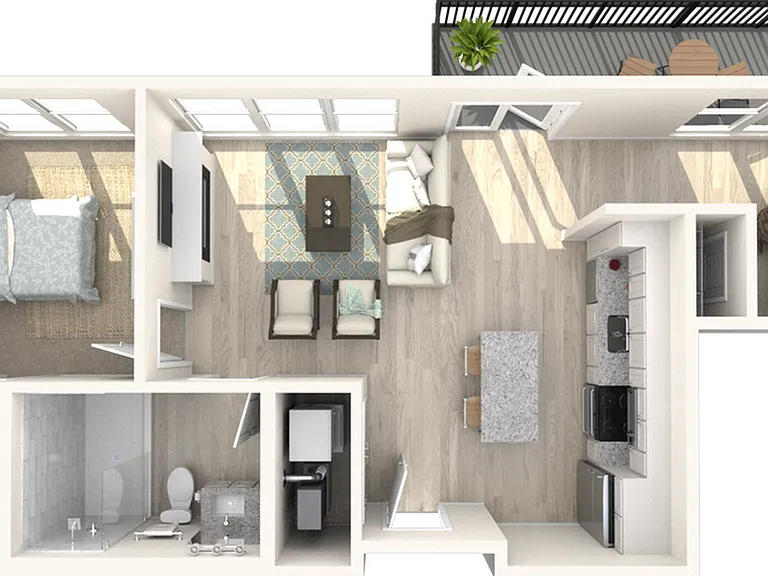 A3 - One Bedroom | One Bathroom + Den A3 - One Bedroom | One Bathroom + Den