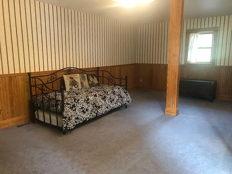 Living area. Facing north and east.