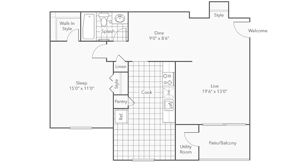 Floor plan Atlanta
