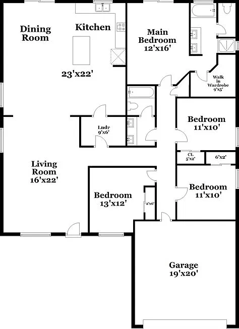 4 bed, 2.0 bath, 1930 sqft, $2,000 — Photo 2