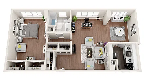 Floor plan The Ellicott W/D