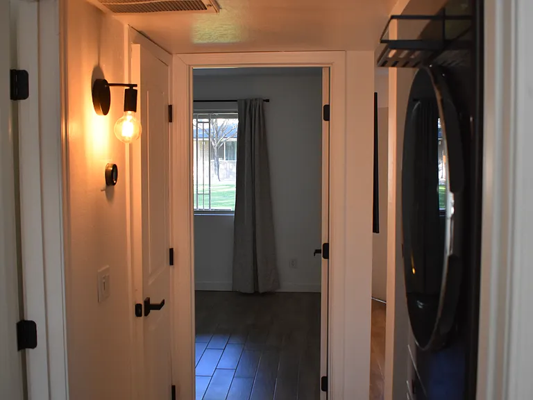 Bathroom view to main room