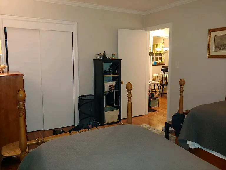 This bedroom is on the front of the house.
Both bedrooms have nice, large closets.