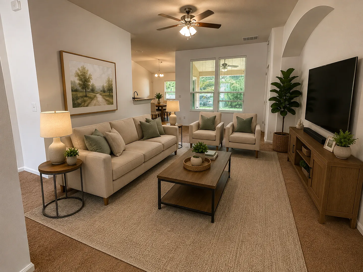4BR/2BA Home in Desirable Aberdeen! Covered Patio. Double Garage. Pet friendly w/ Fenced Yard! — Photo 3