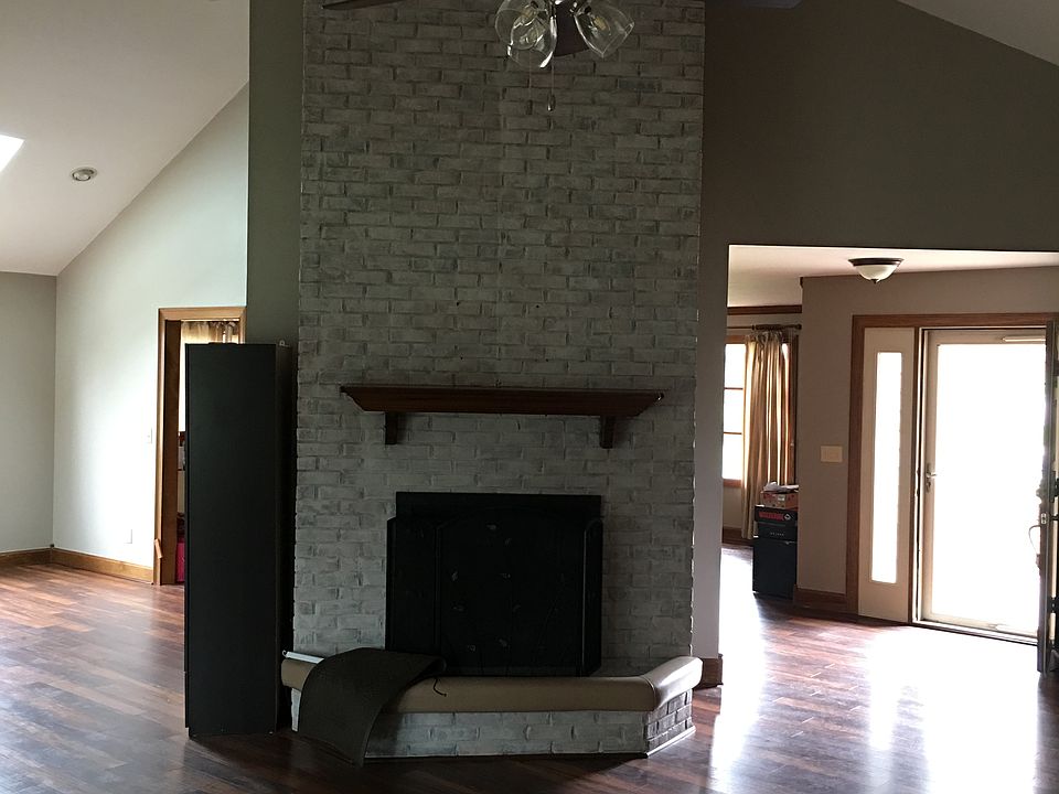 Fireplace in family room