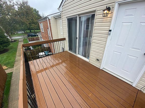 Large private deck