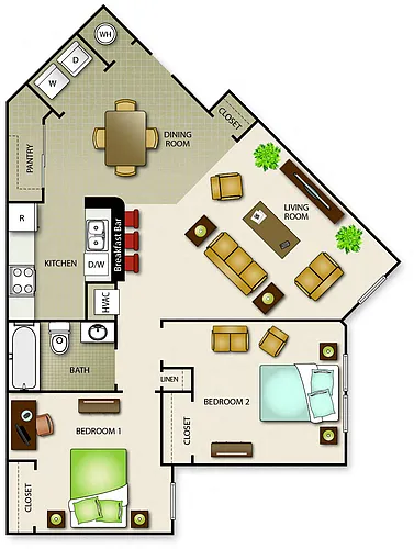 Floor plan De Soto