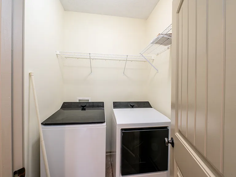 Upstairs laundry room