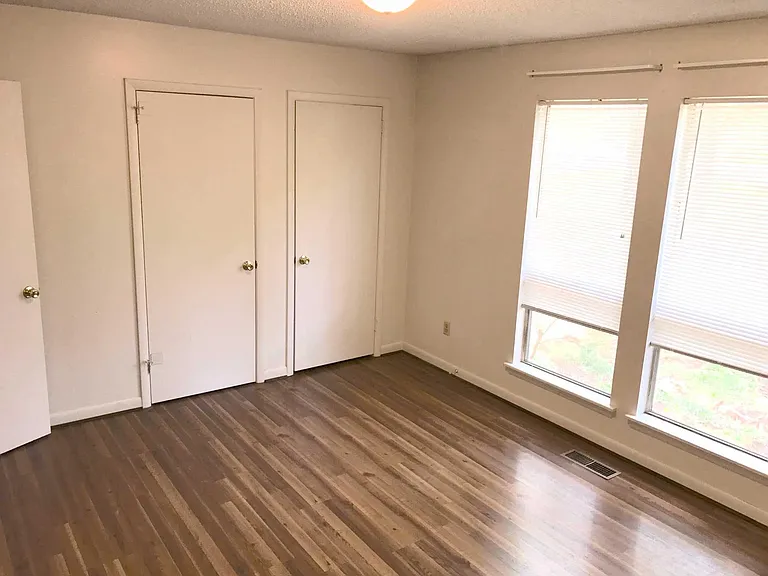 Master bedroom with 2 closets