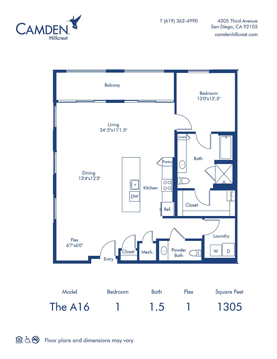 Floor plan The A16