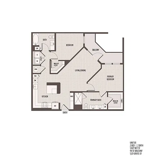 Floor plan B1