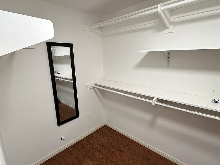 Master walk in closet