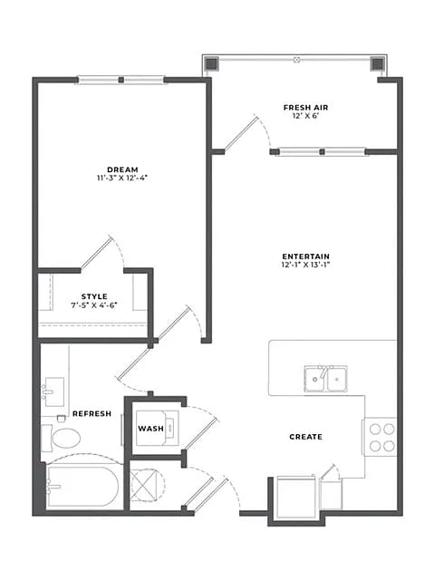 Floor plan A1
