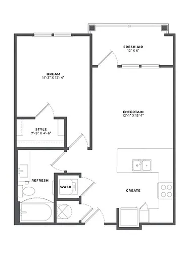 Floor plan A1