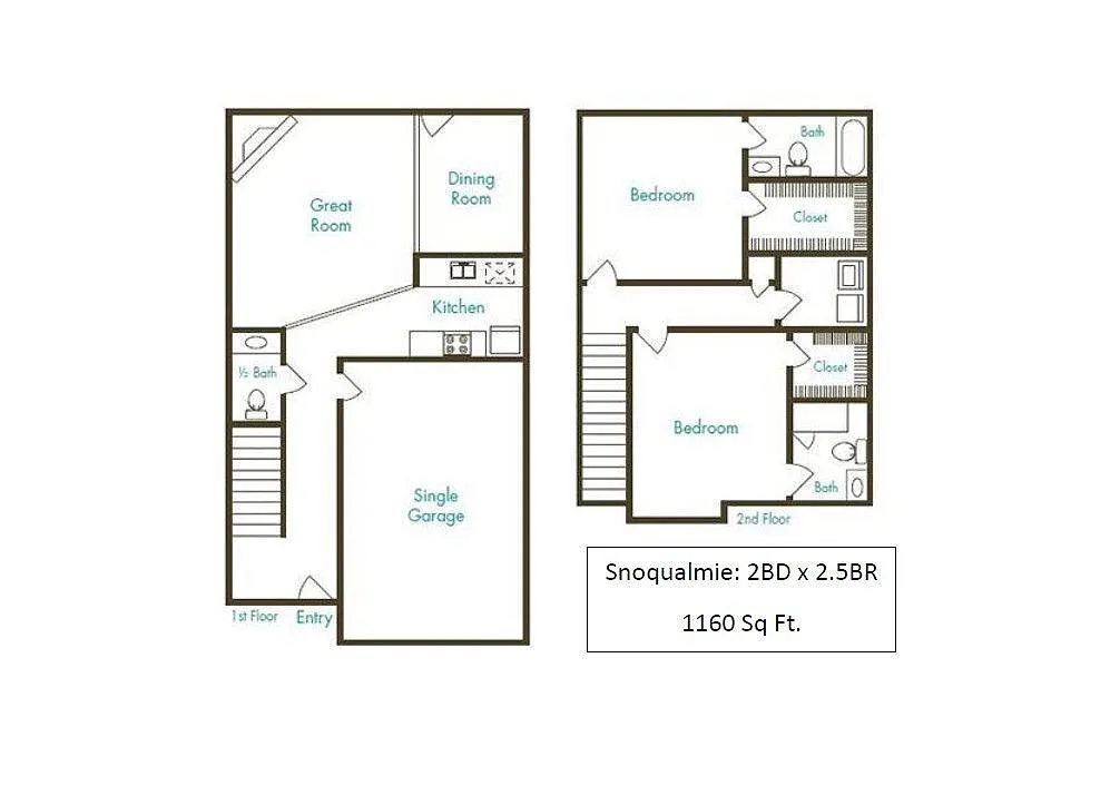 Floor plan Snoqualmie at Valley