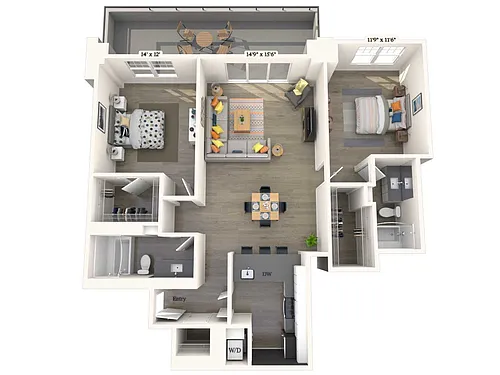 Floor plan B4-5