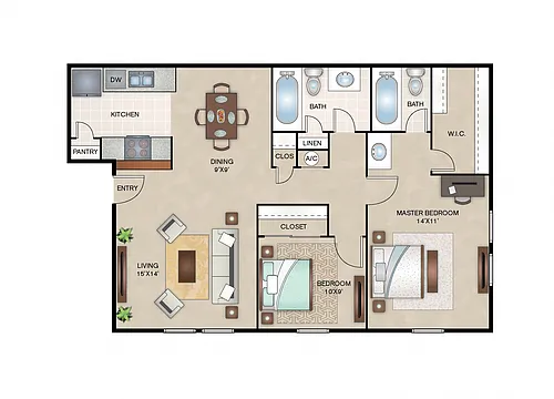 Floor plan Magnolia