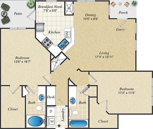 Floor plan B3L