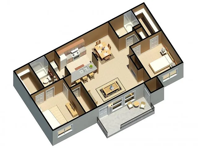 Floor plan Greenfields