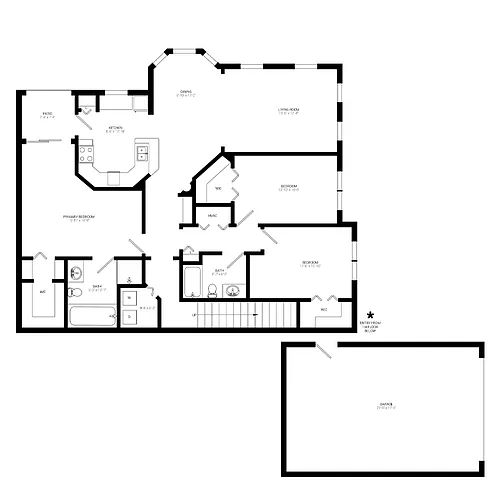Floor plan C4 Double Garage- Up